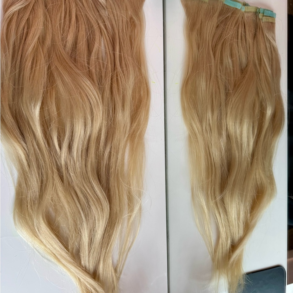Luxurious Professional Quality BABE Golden Blonde Hair Extensions